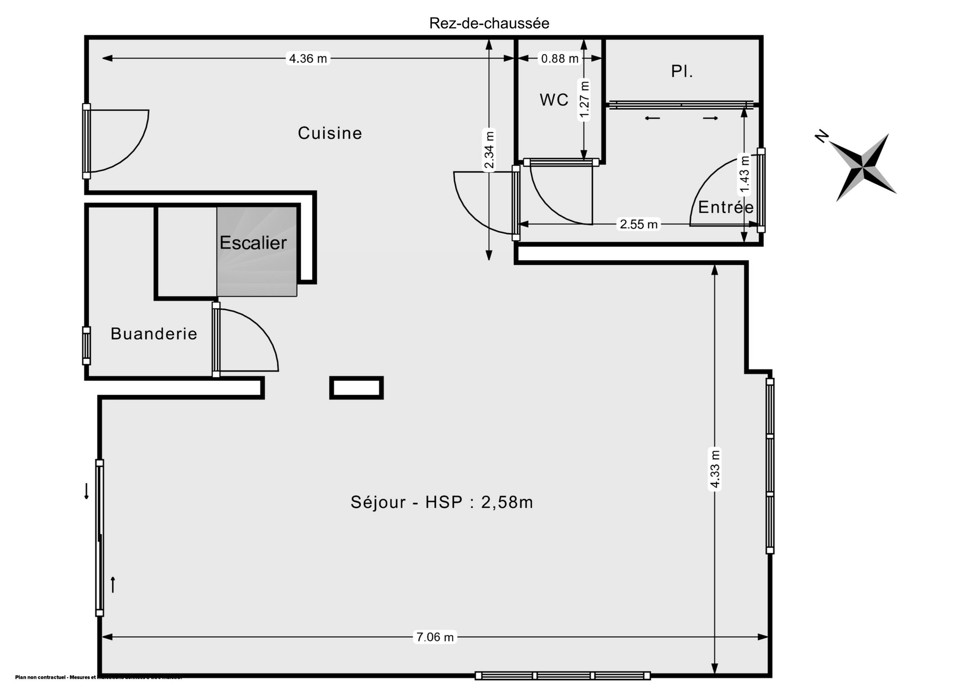 Plan 2D - Maison 83.0 Rezé