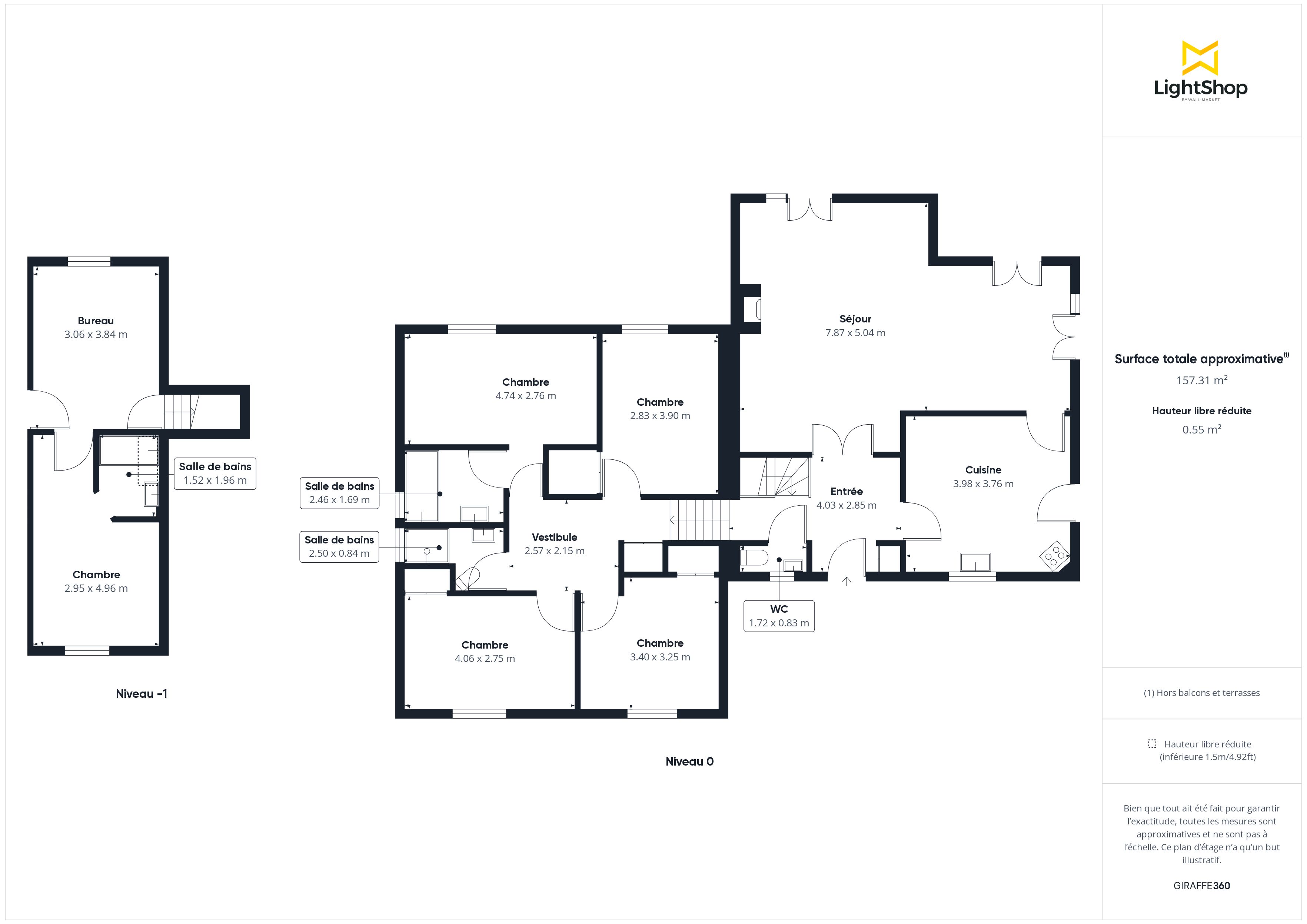 Plan 2D - Maison 130.0 Limonest