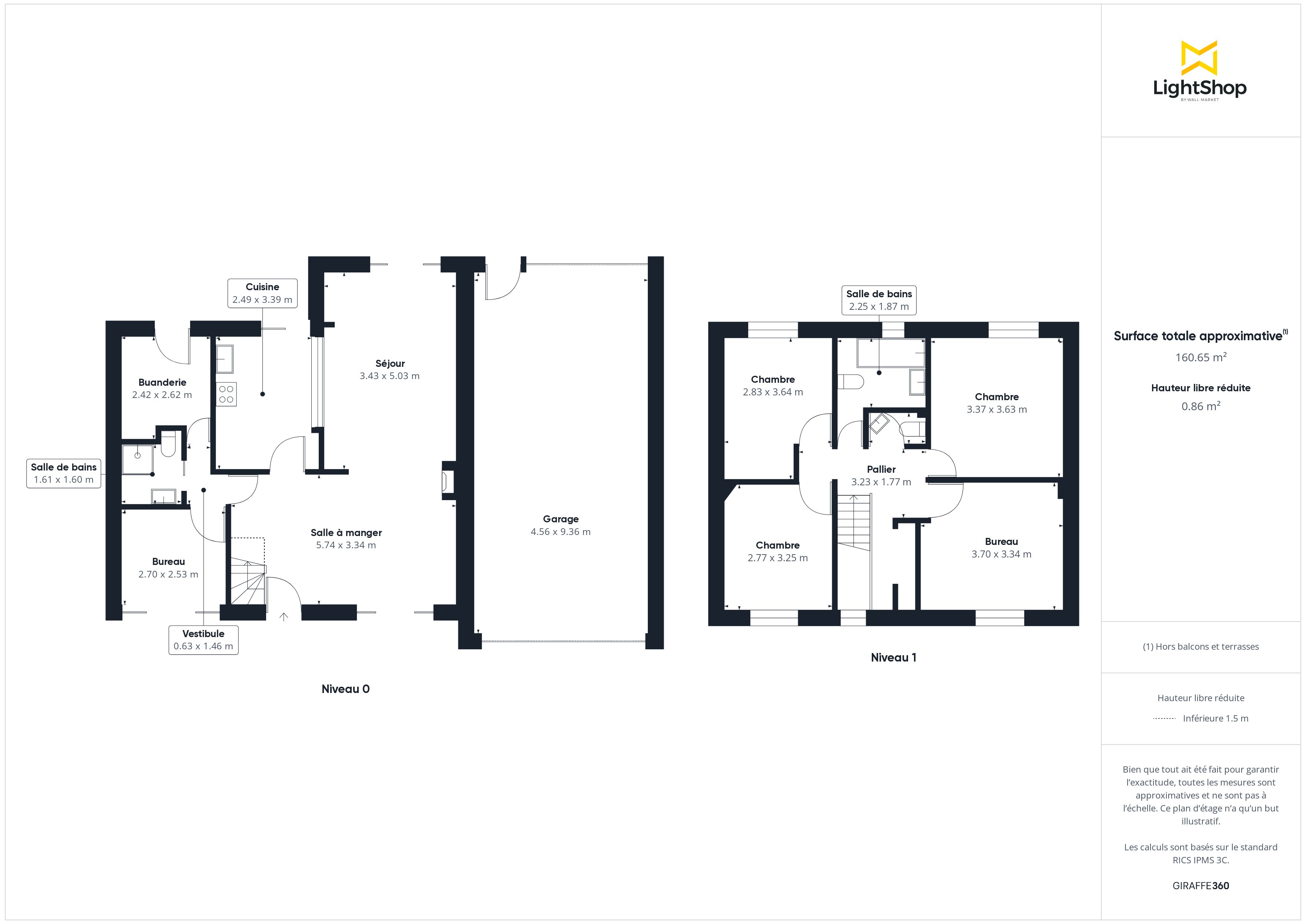 Plan 2D - Maison 109.0 Orvault