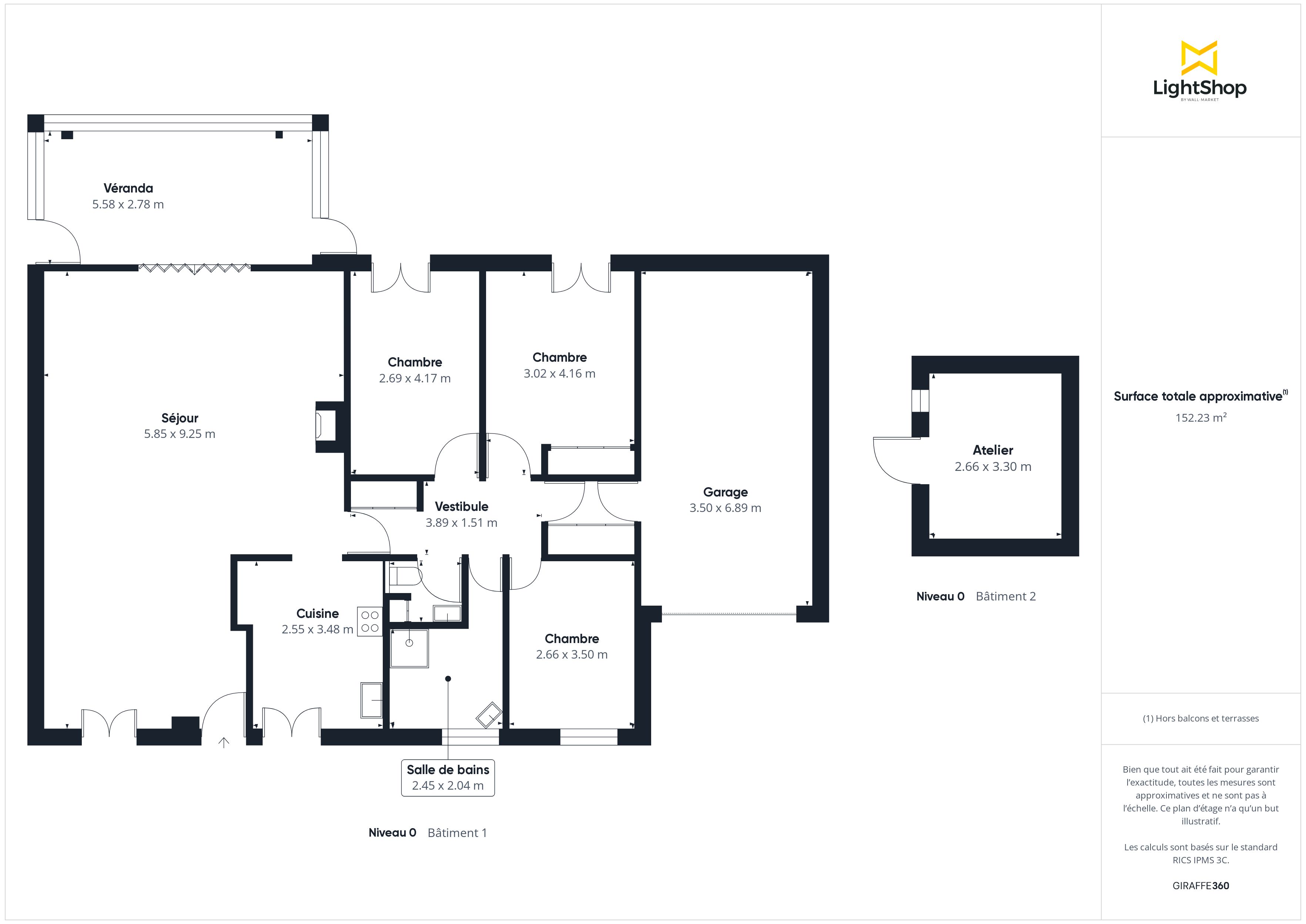 Plan 2D - Maison 106.0 Saint-Genis-Laval