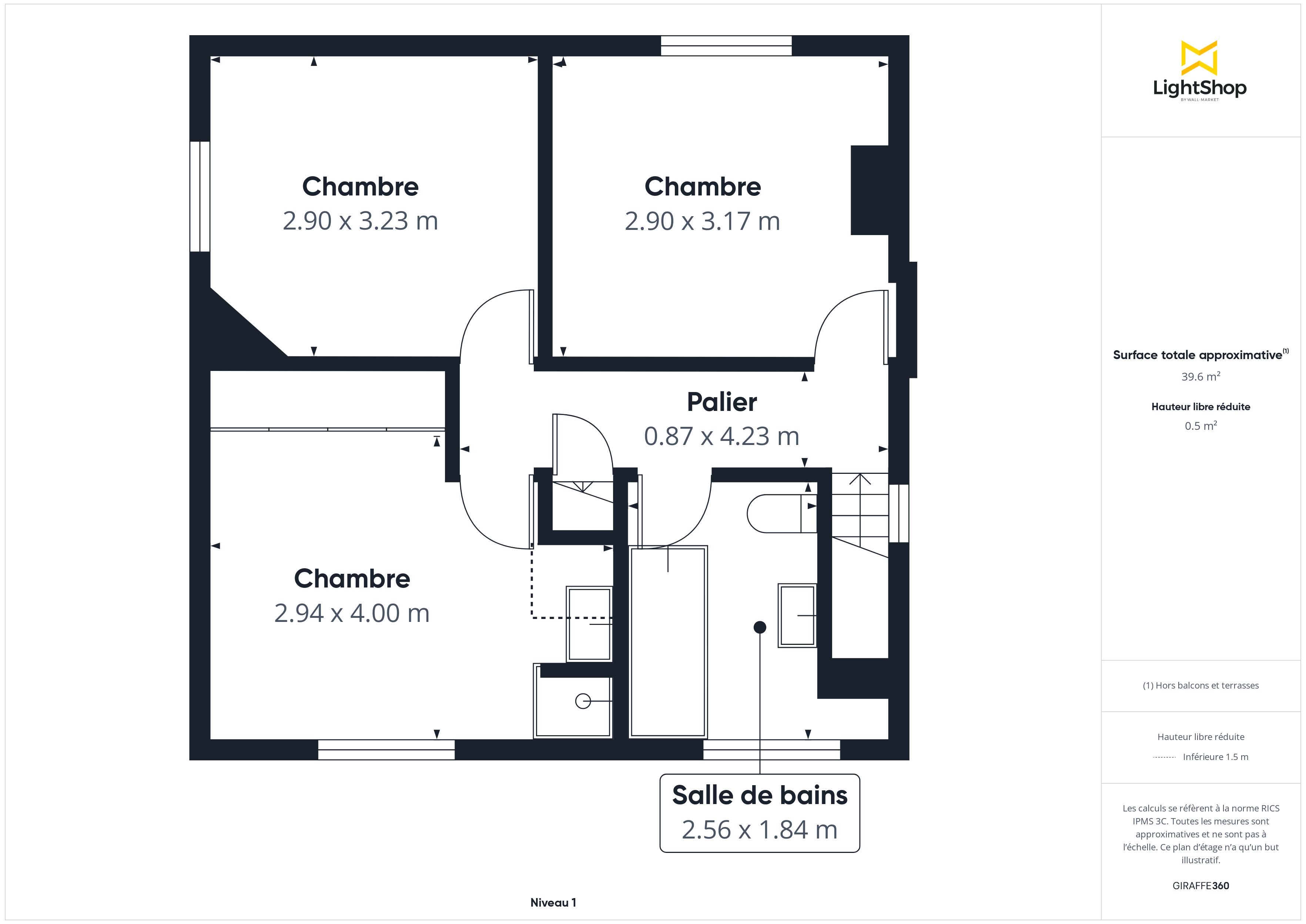 Plan 2D - Maison 100.0 Châtillon