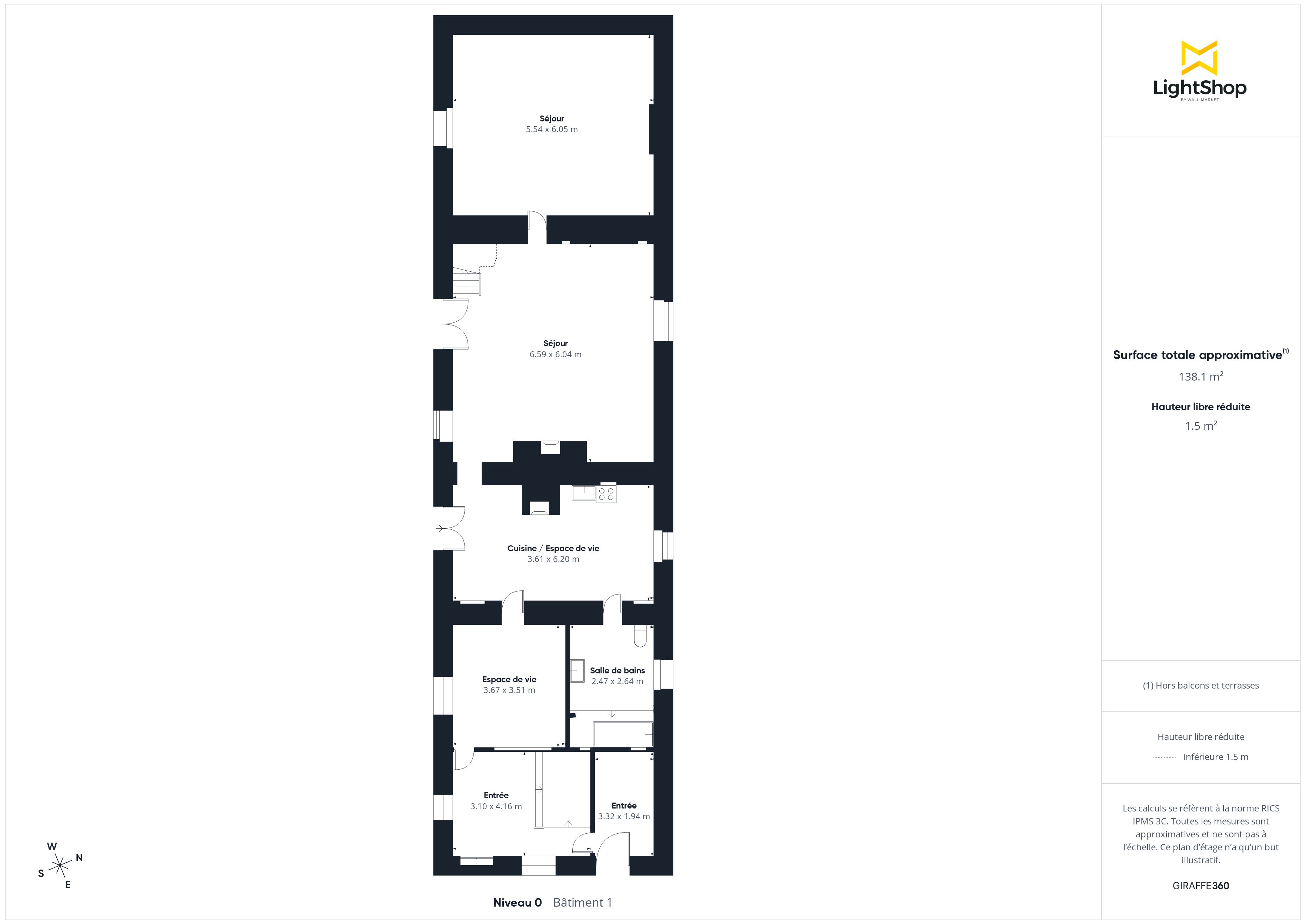 Plan 2D - Maison 125.0 Couëron