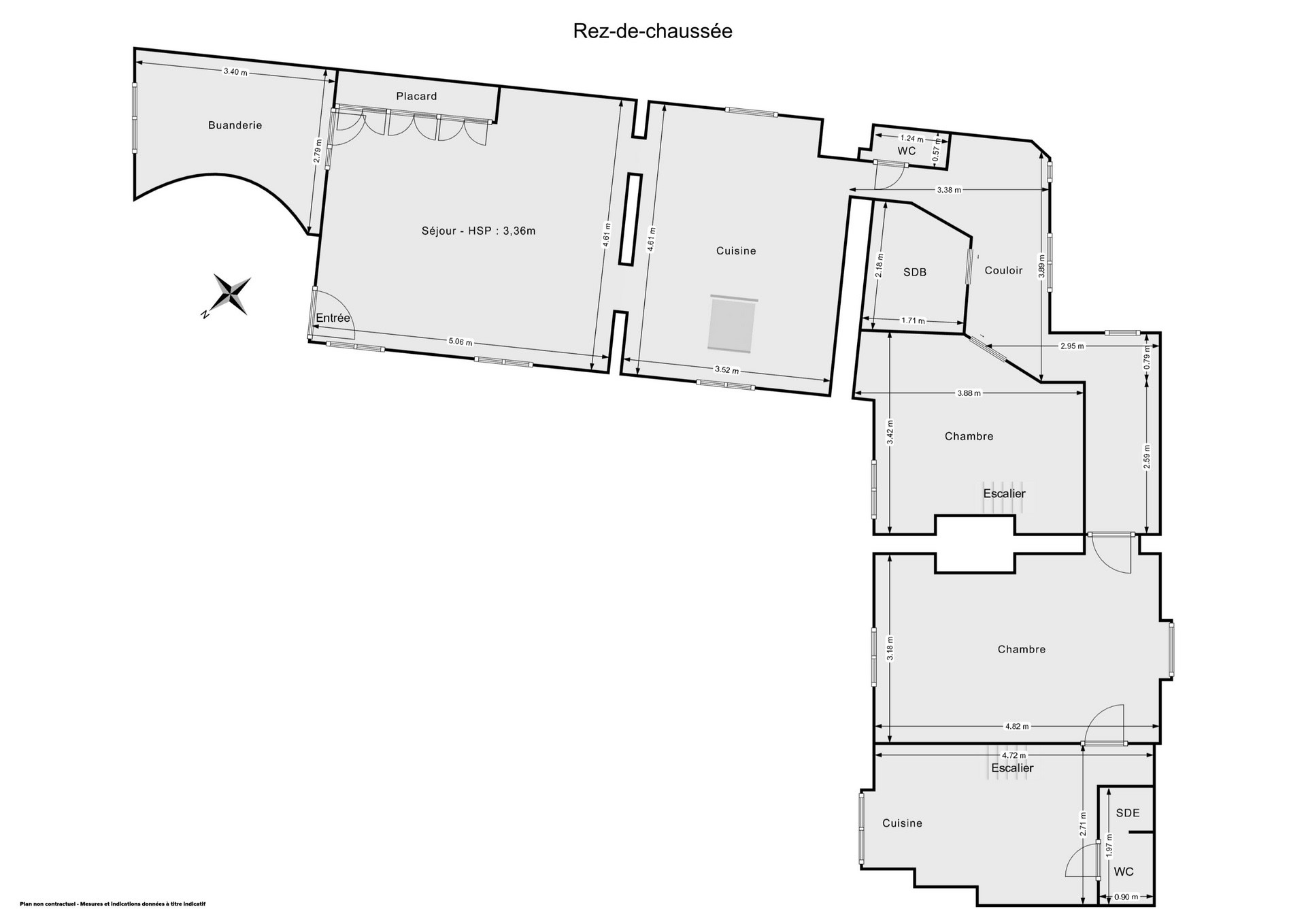 Plan 2D - Appartement 95.0 Paris