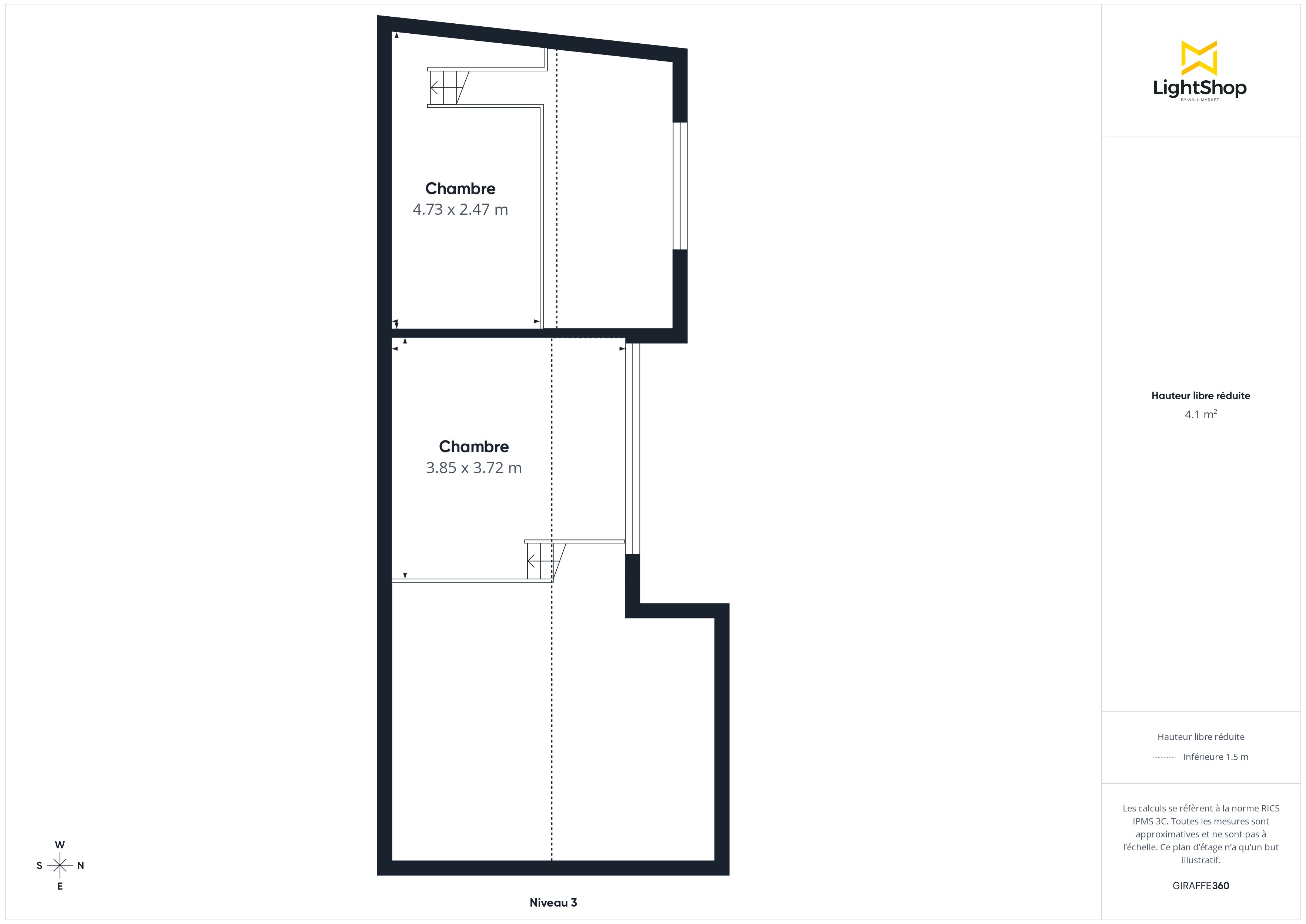 Plan 2D - Appartement 131.24 Le Pré-Saint-Gervais