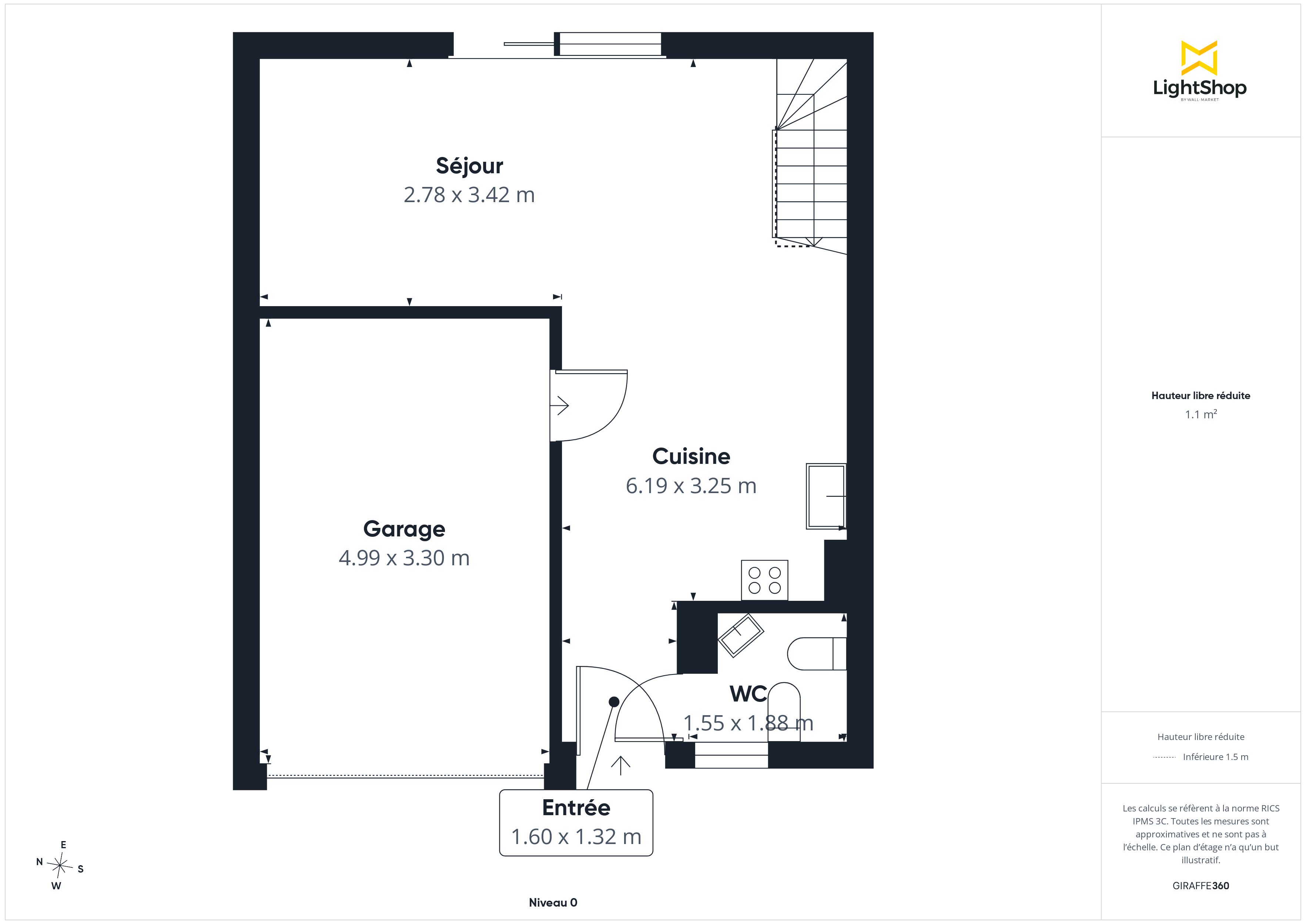 Plan 2D - Maison 80.0 Mérignac