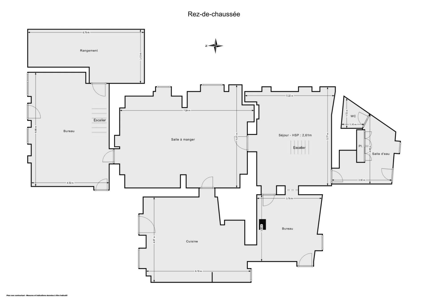Plan 2D - Maison 301.0 Montferrand-le-Château