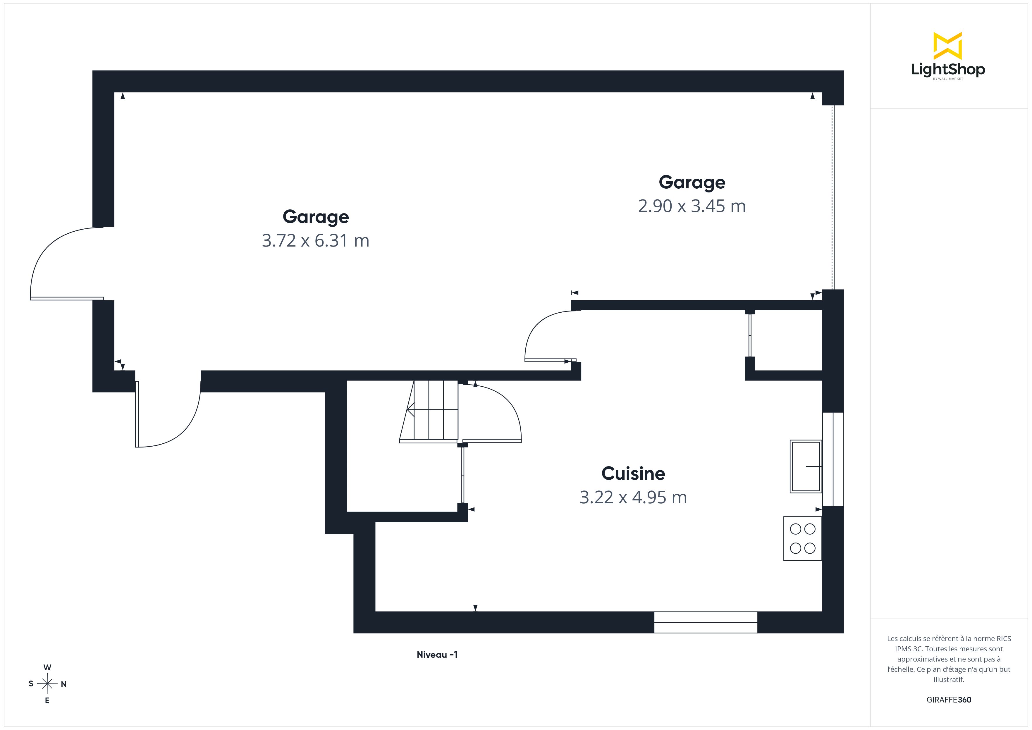 Plan 2D - Maison 132.0 Saint-Bonnet-de-Mure