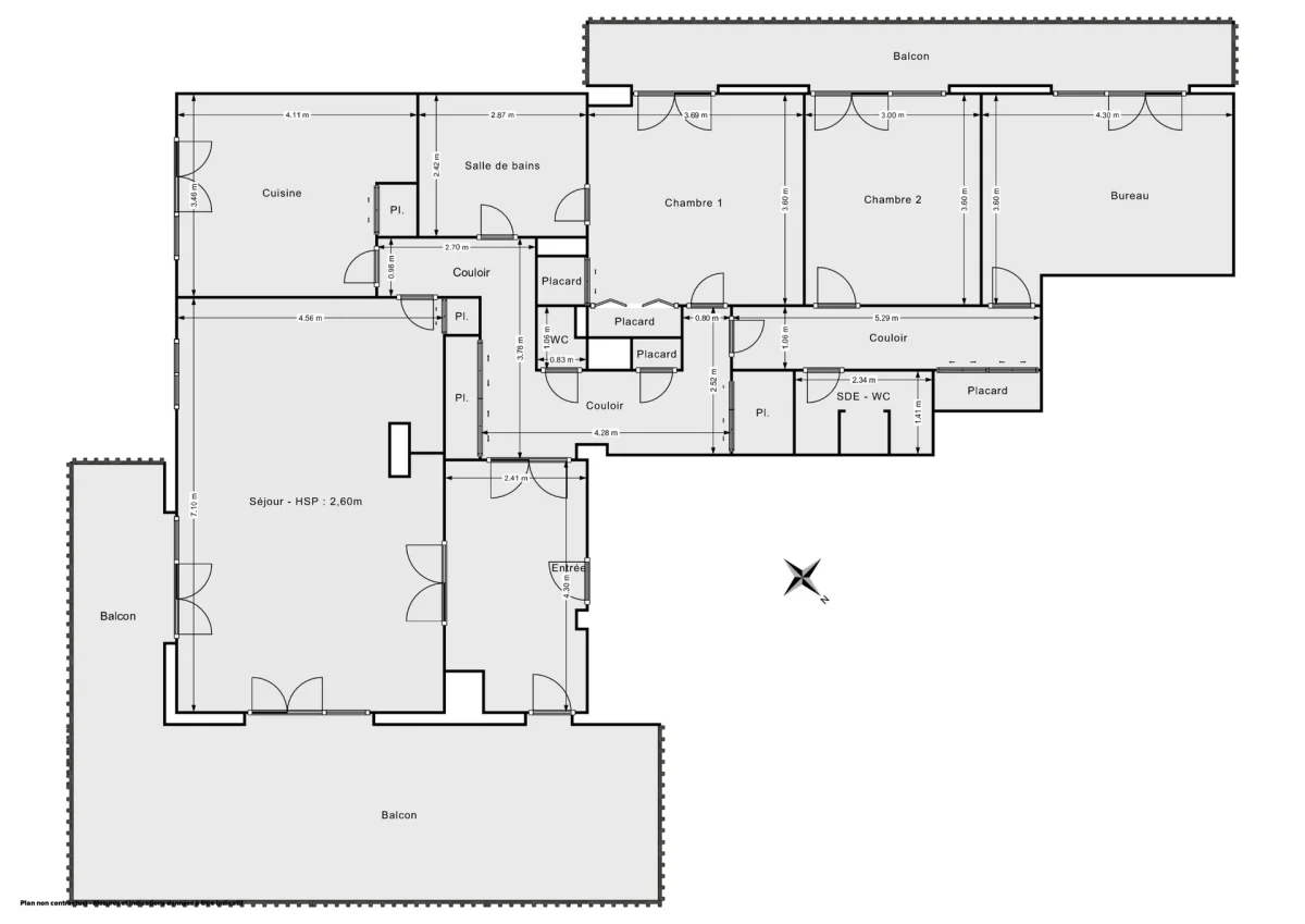 Appartement de 127.0 m² à Courbevoie