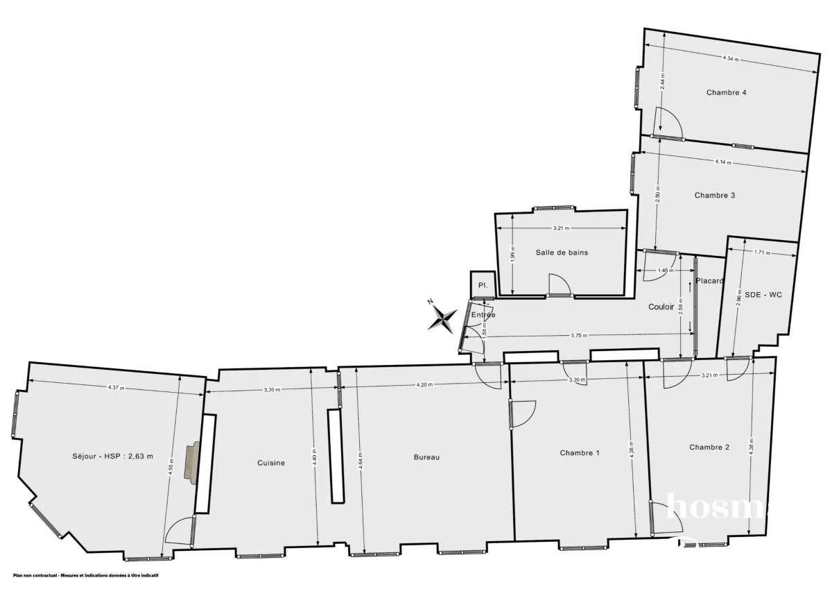Appartement de 122.0 m² à Paris