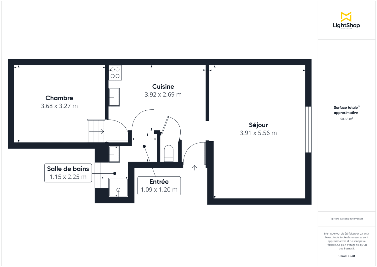 Appartement de 48.54 m² à Nantes