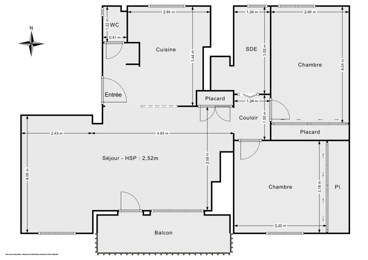 Appartement de 65.6 m² à Lyon
