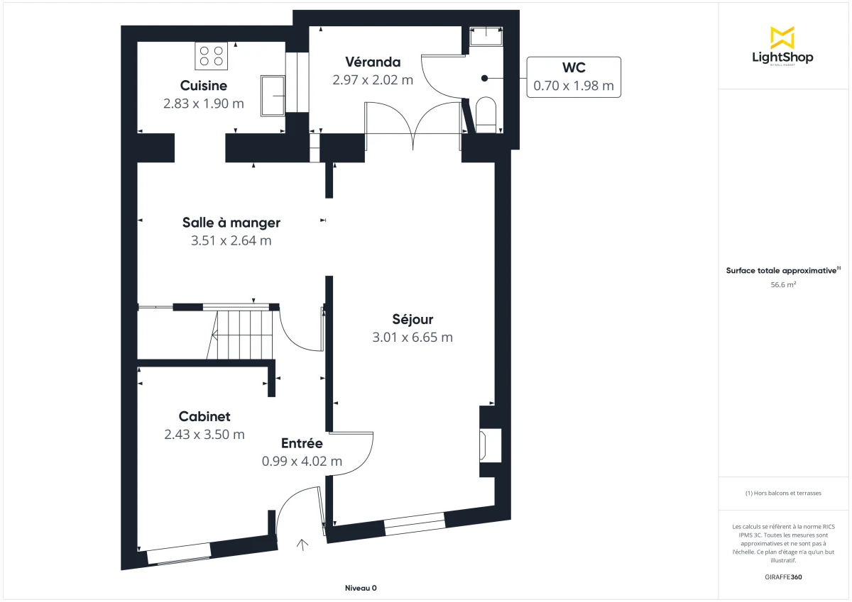 Maison de 98.0 m² à Bordeaux