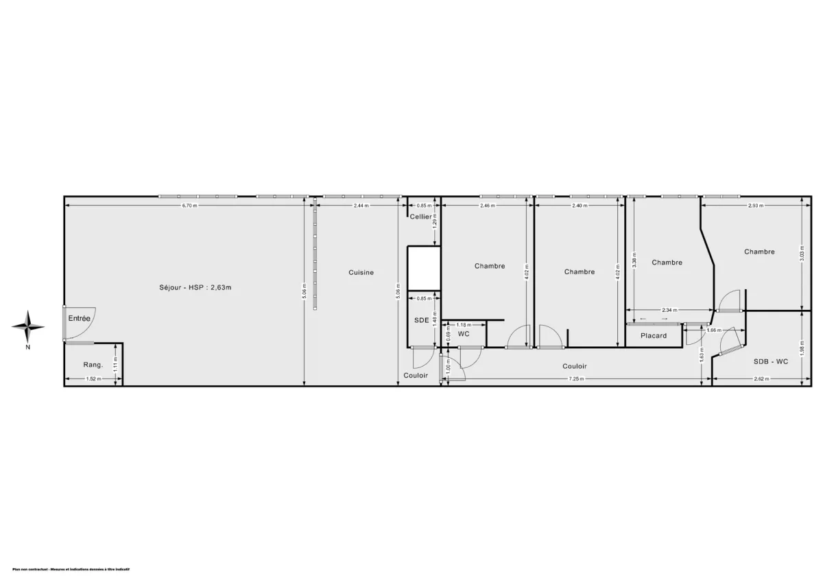 Appartement de 99.5 m² à Paris