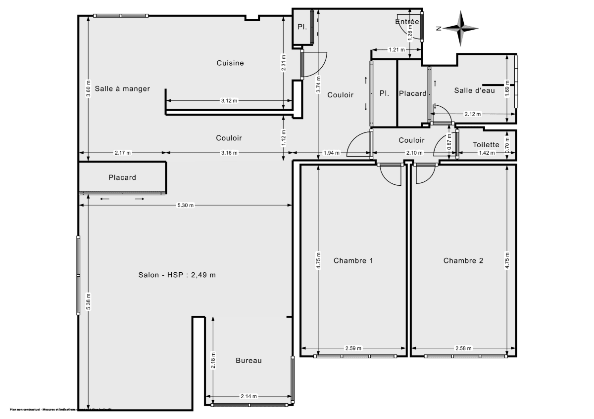 Appartement de 92.68 m² à Bagnolet