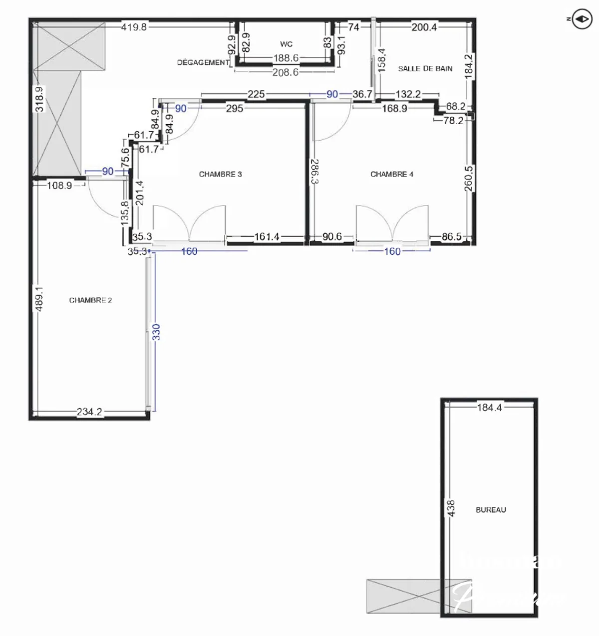Appartement de 145.66 m² à Montreuil