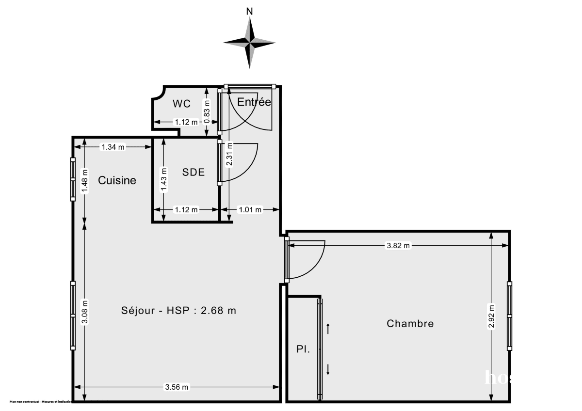 Appartement de 29.3 m² à Asnières-sur-Seine