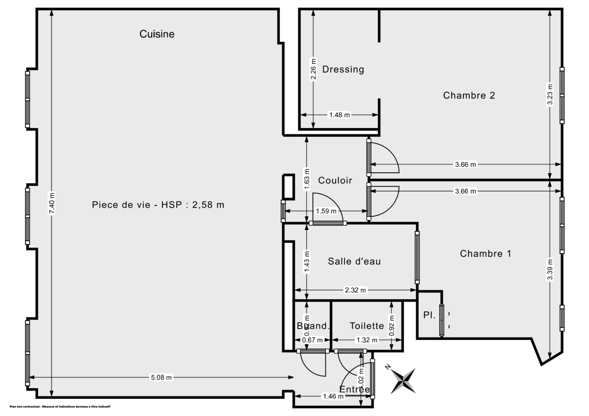 Appartement de 69.02 m² à Paris