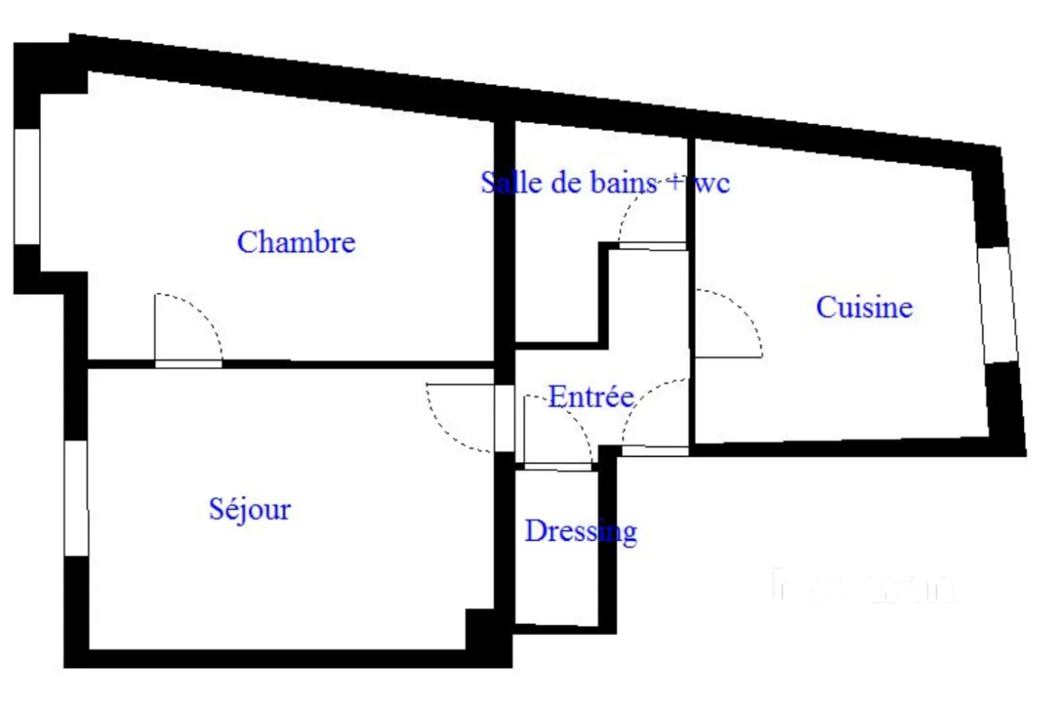 Appartement de 39.6 m² à Montreuil