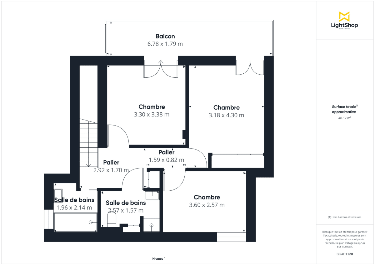 Duplex de 97.46 m² à Sèvres