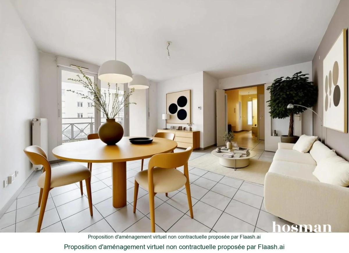 Appartement de 62.53 m² à Villeurbanne