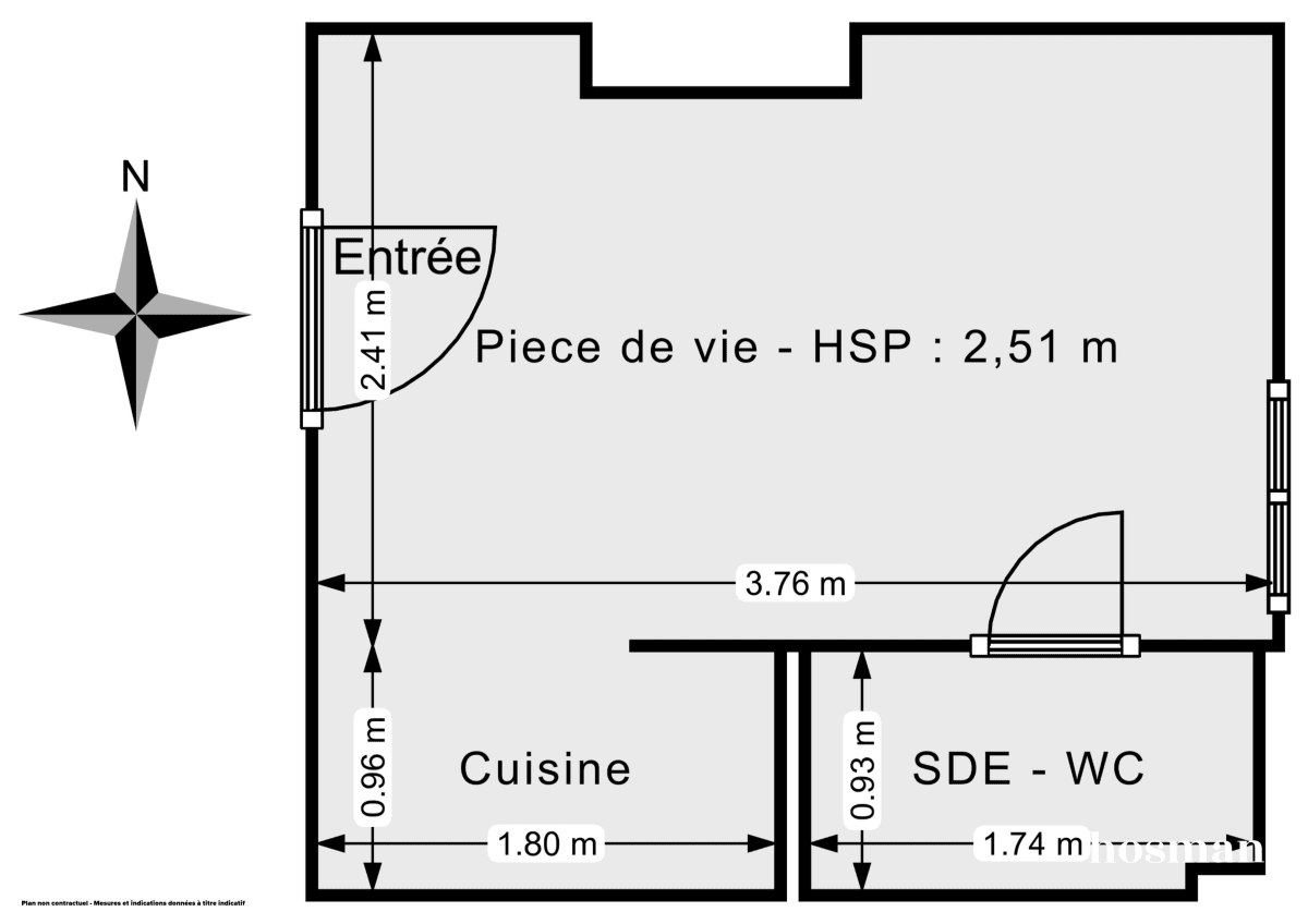 Appartement de 12.0 m² à Paris