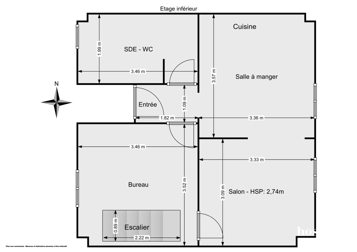 Appartement de 44.0 m² à Saint-Denis