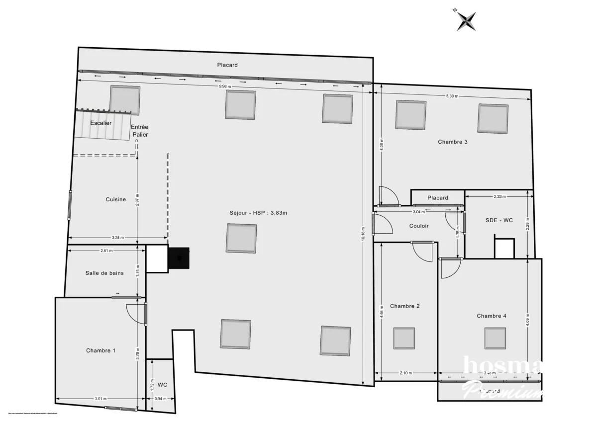 Appartement de 129.09 m² à Paris