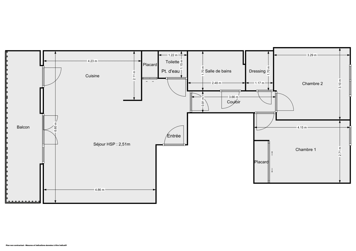 Appartement de 68.0 m² à Puteaux