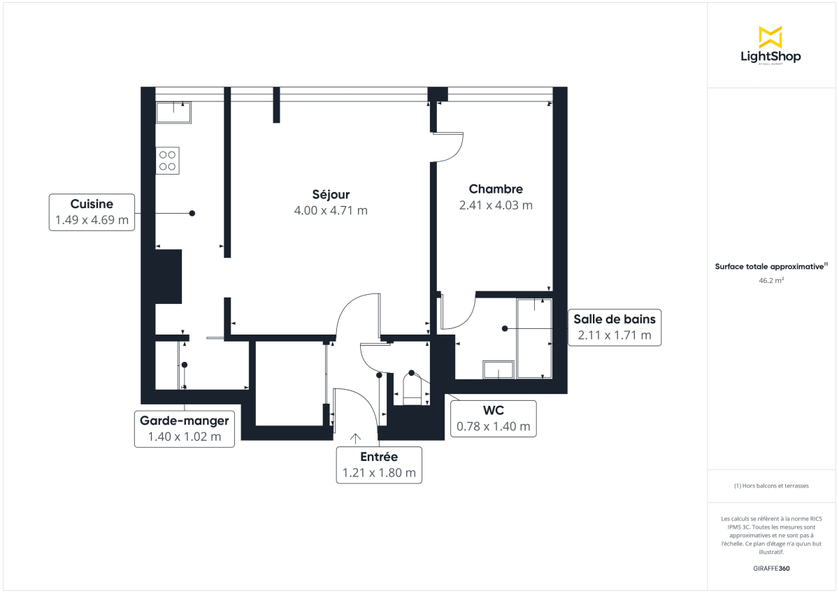 Appartement de 46.0 m² à Fontenay-sous-Bois