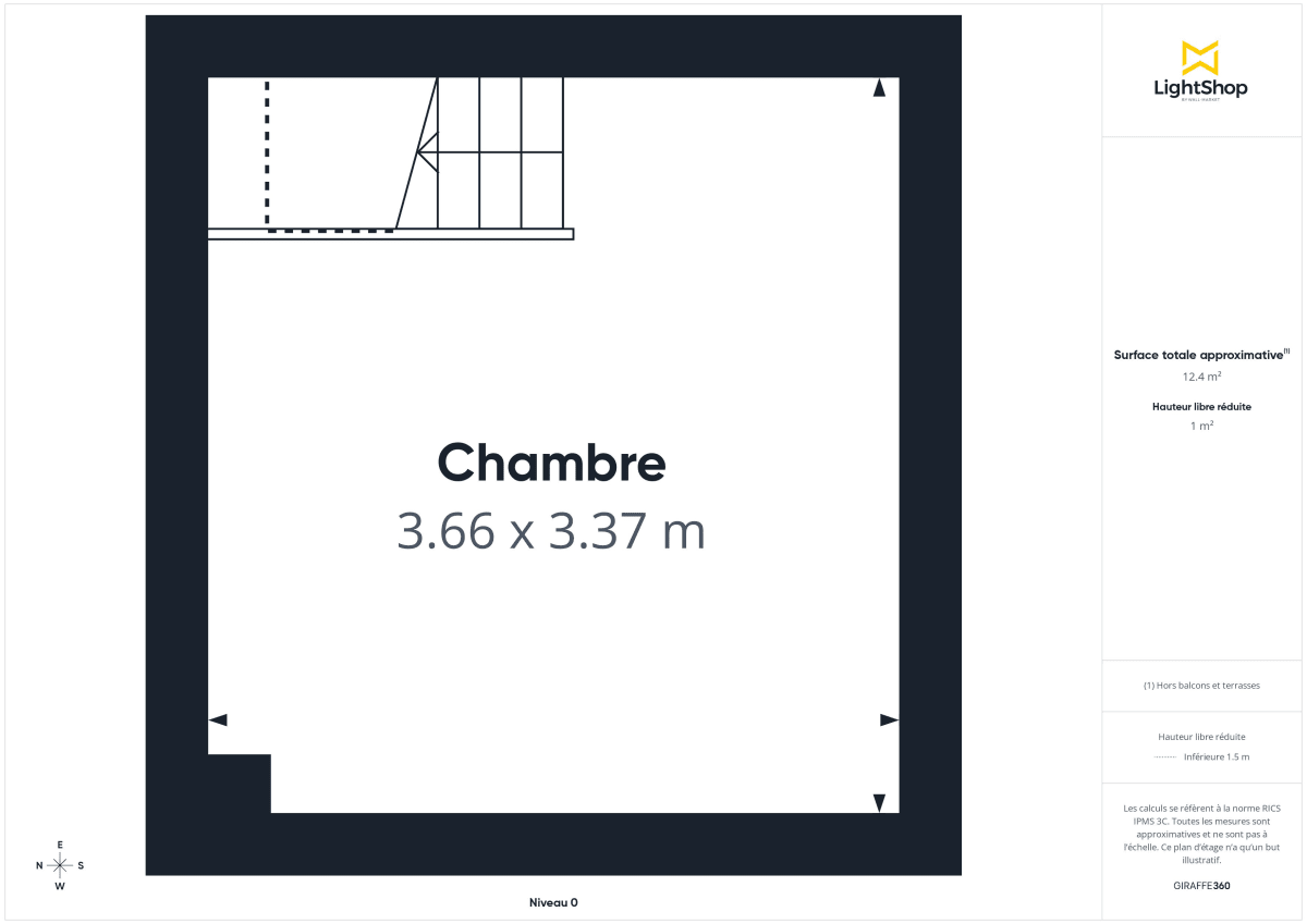Appartement de 57.86 m² à Bordeaux