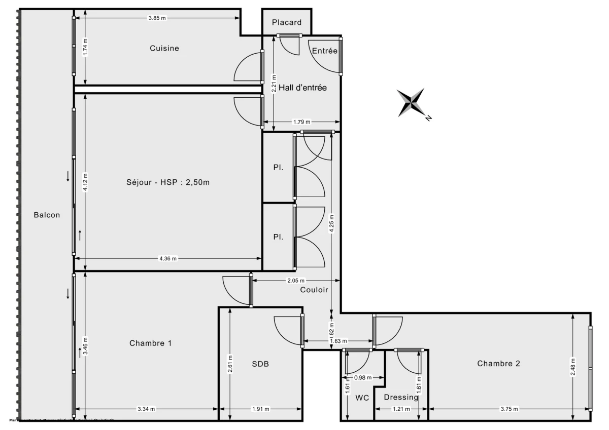 Appartement de 70.38 m² à Vanves