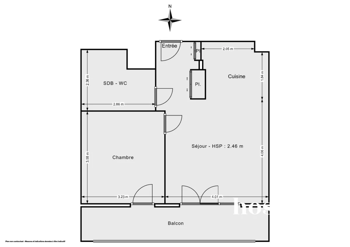 Appartement de 42.0 m² à Bagnolet