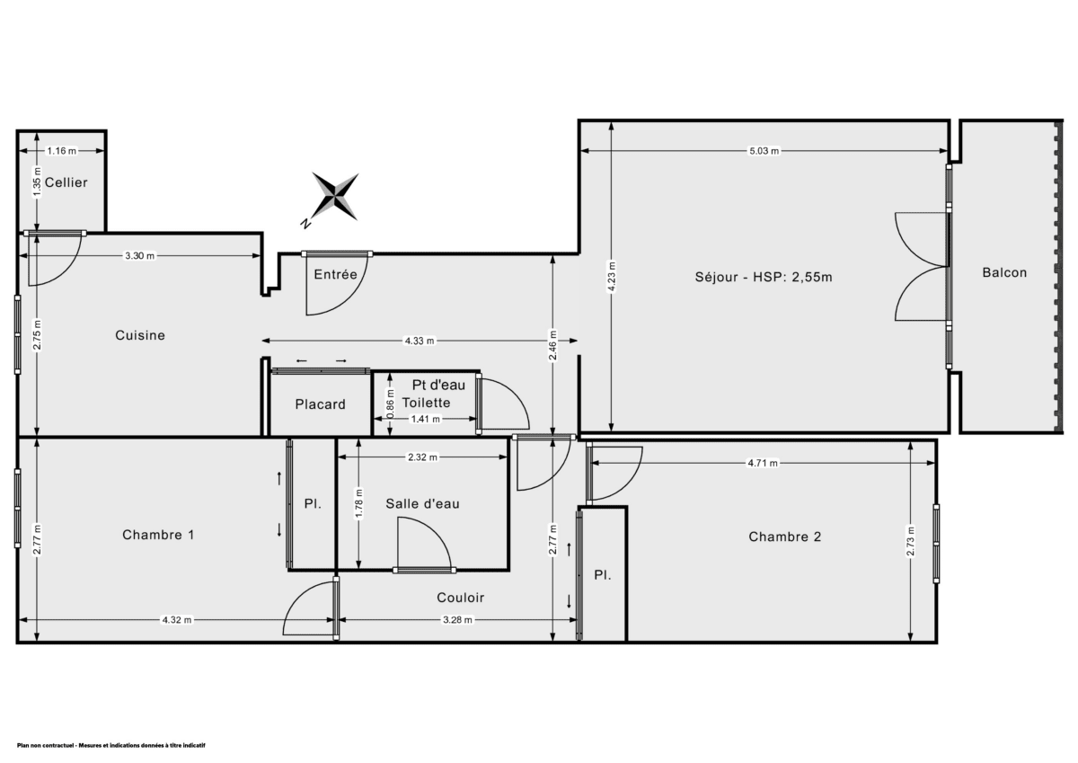 Appartement de 72.0 m² à Rueil-Malmaison