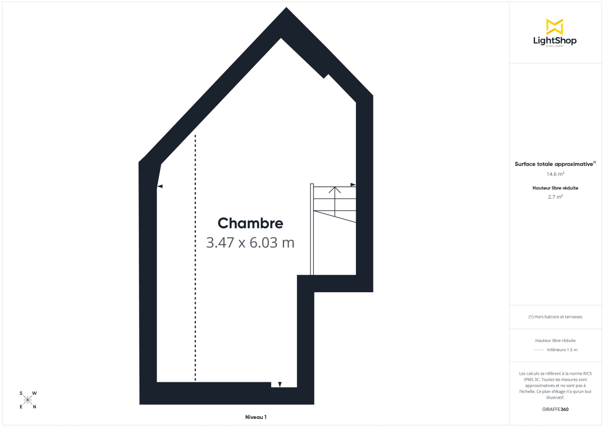 Duplex de 55.66 m² à Nantes
