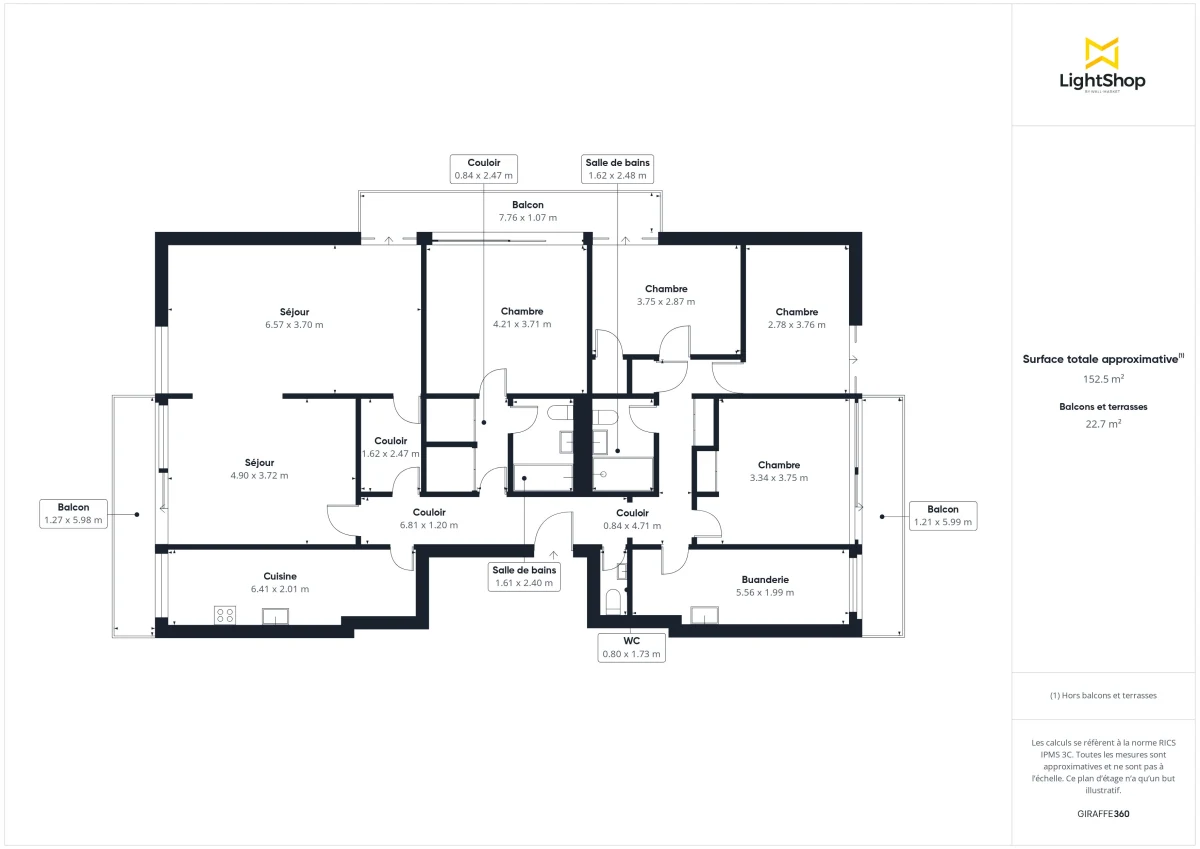 Appartement de 150.0 m² à Mérignac