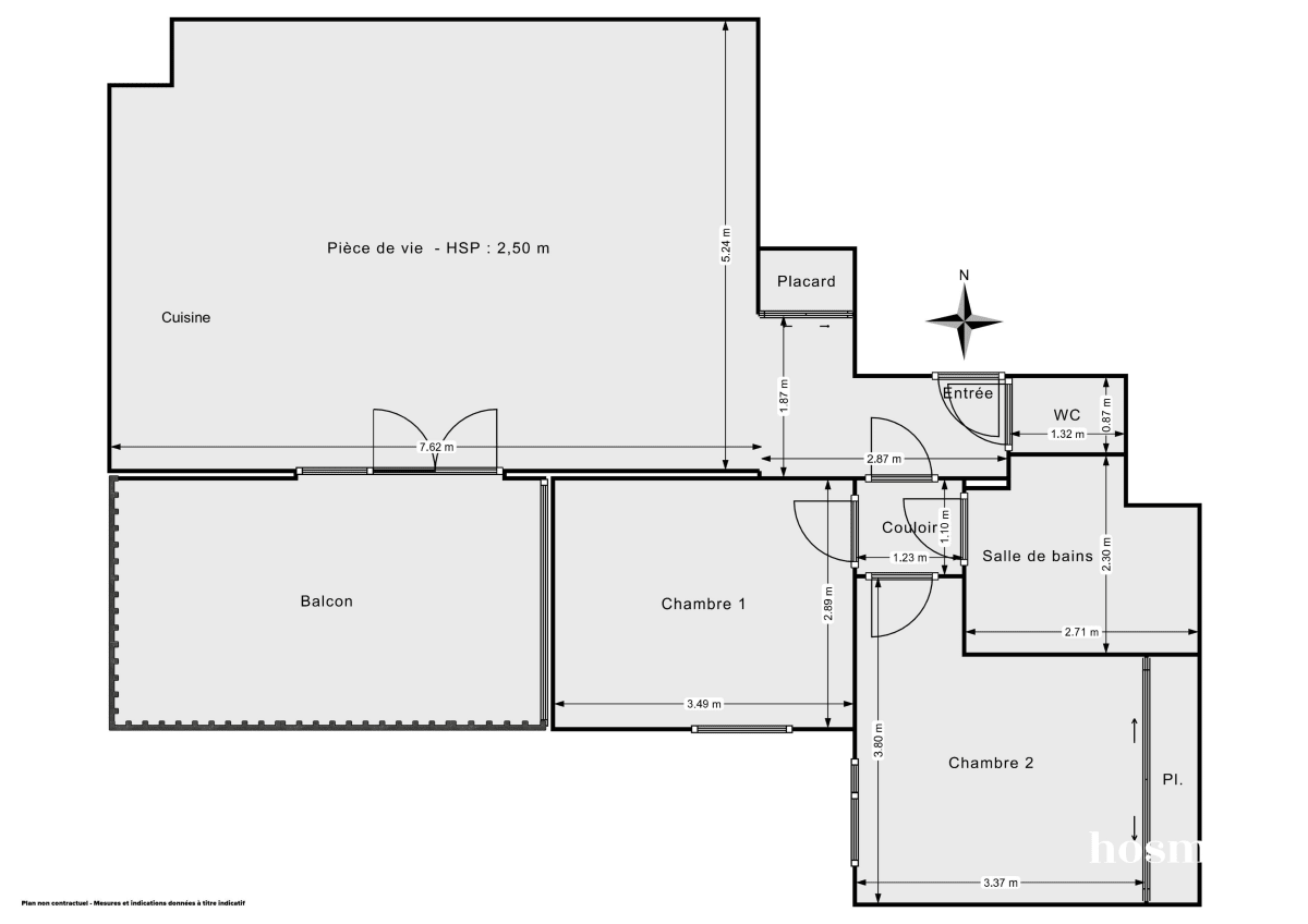 Appartement de 75.0 m² à Montreuil