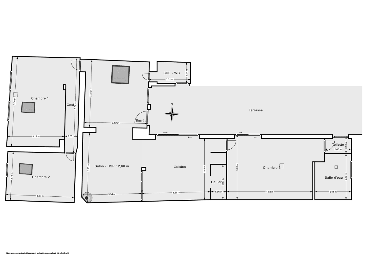 Maison de 93.0 m² à Talence