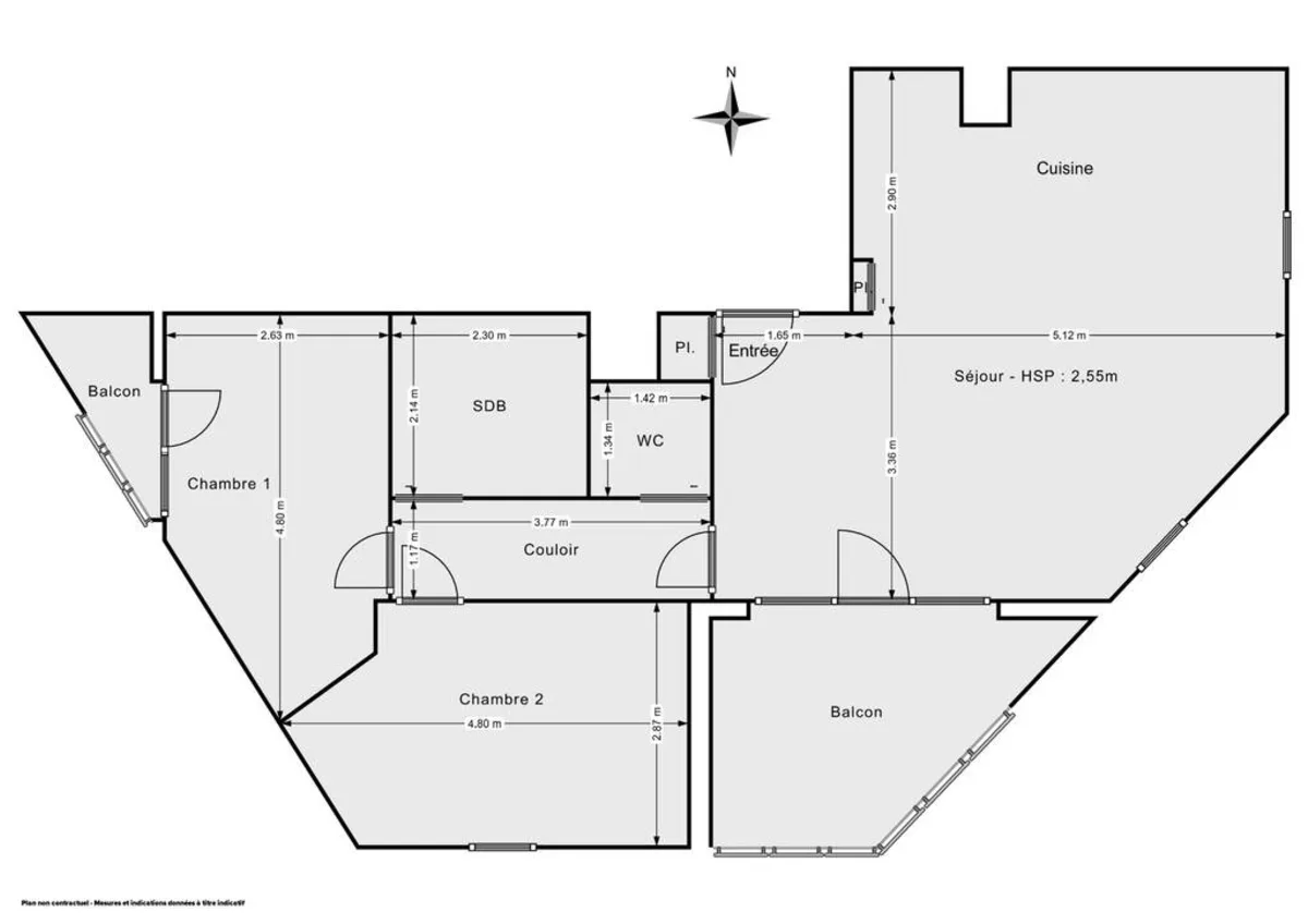 Appartement de 69.06 m² à Lyon