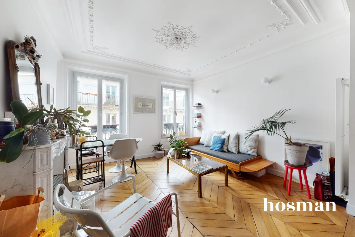 Ravissant appartement de 54 m2 - Entièrement rénové - Rue Poulet, 75018