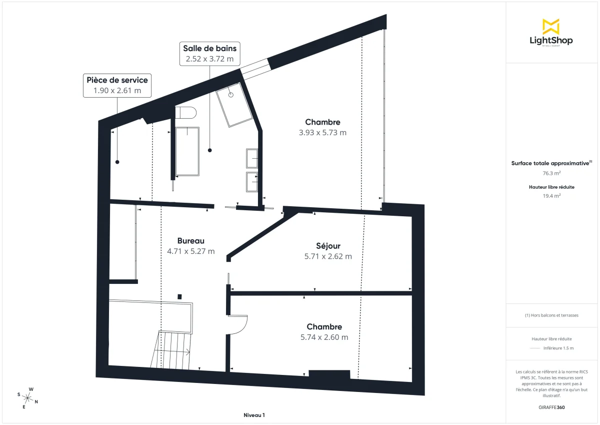 Appartement de 120.86 m² à Tassin-la-Demi-Lune