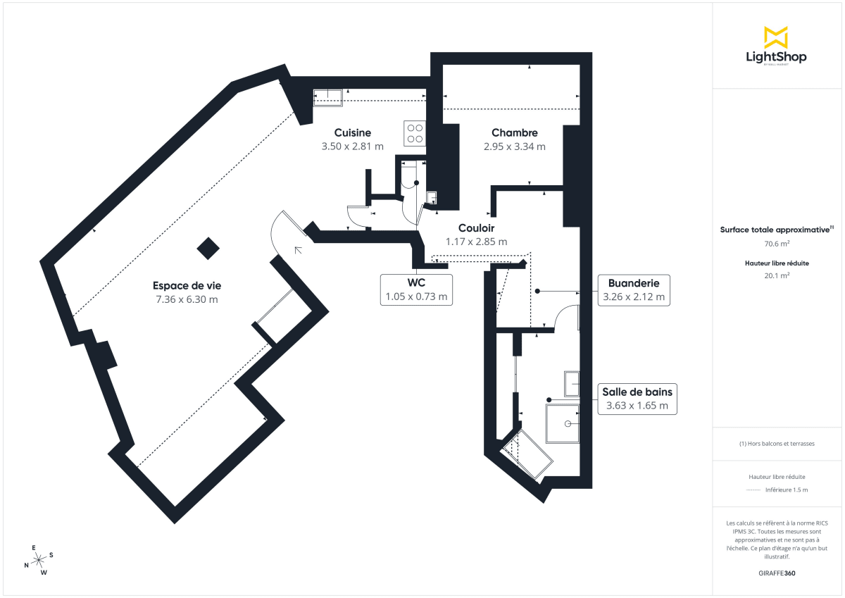 Appartement de 41.28 m² à Asnières-sur-Seine