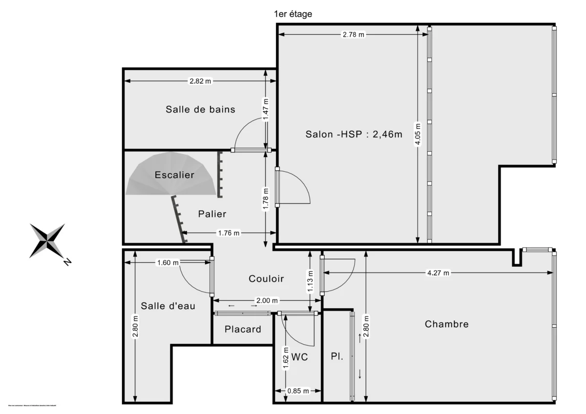 Appartement de 80.12 m² à Paris