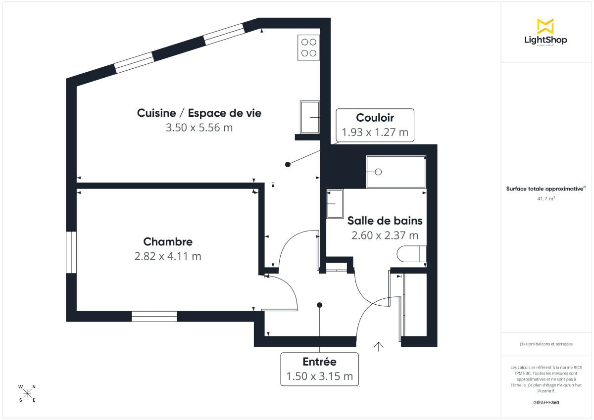 Appartement de 42.0 m² à Saint-Germain-en-Laye