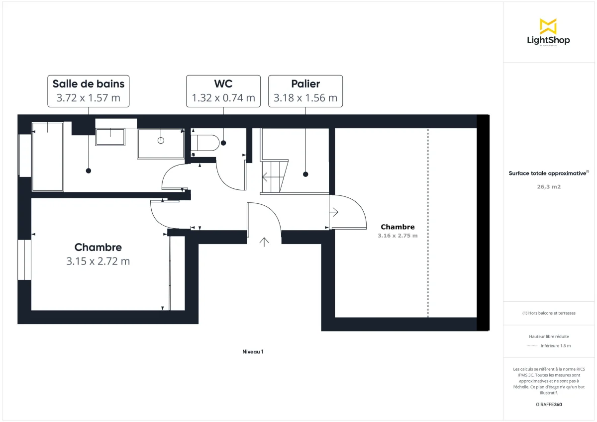 Appartement de 76.0 m² à Bordeaux