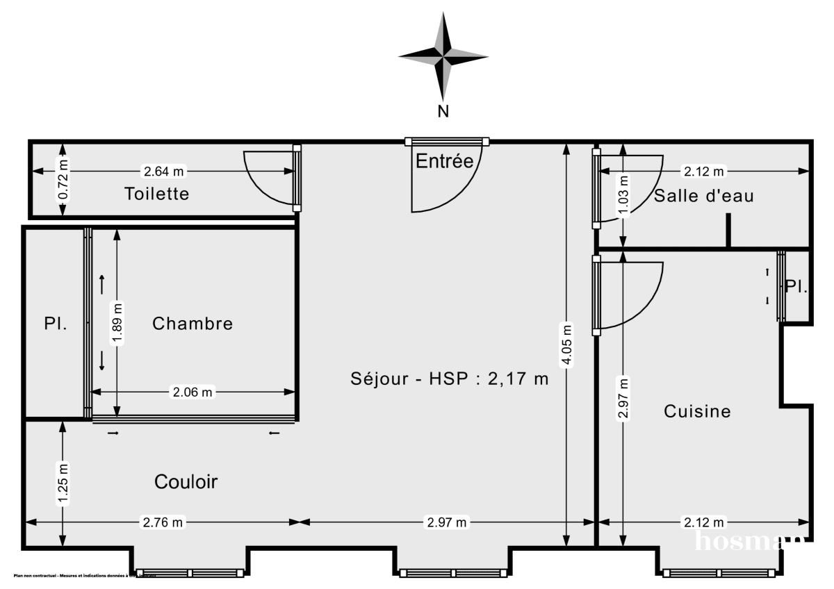 Appartement de 30.0 m² à Paris