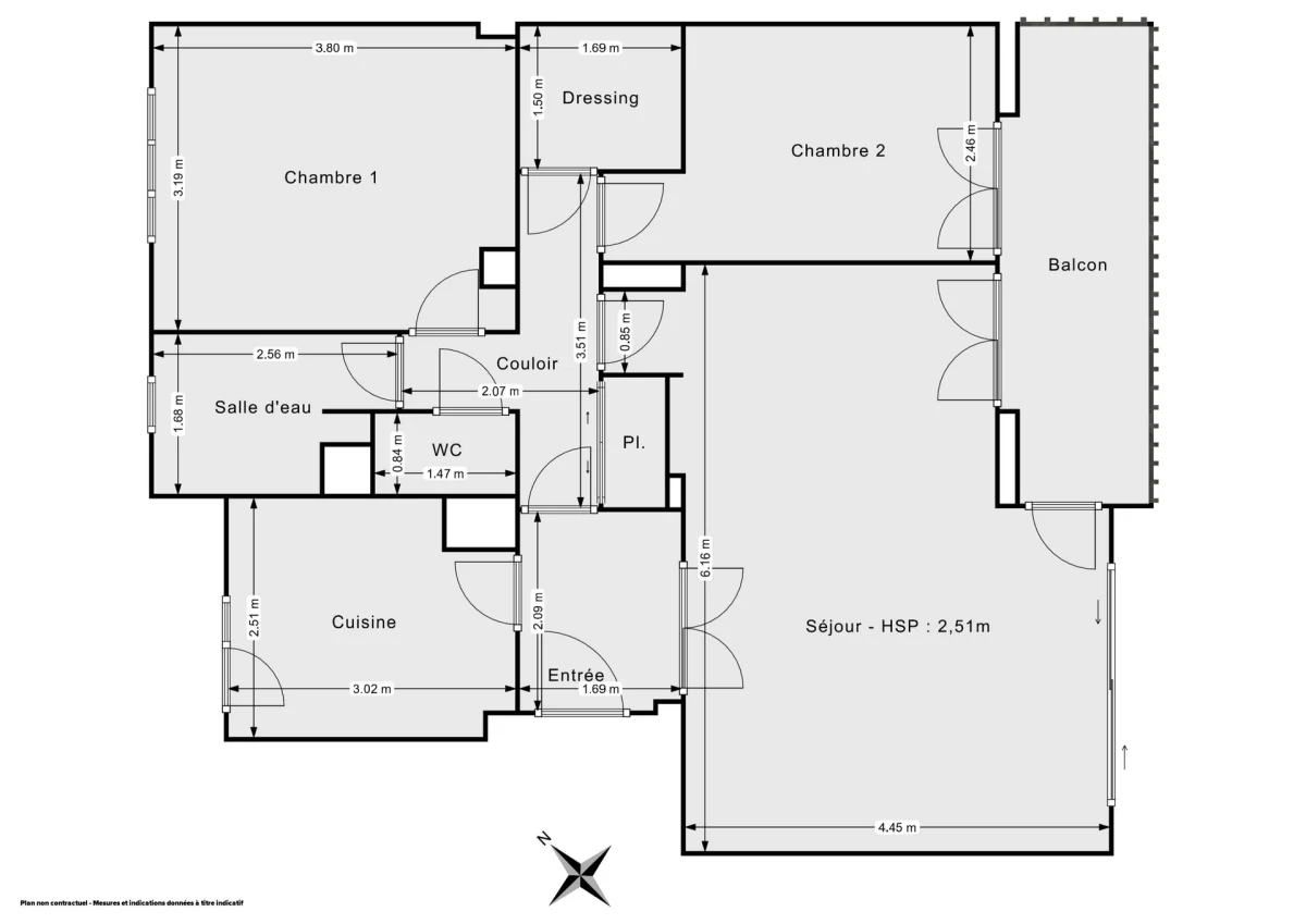 Appartement de 67.0 m² à Marseille