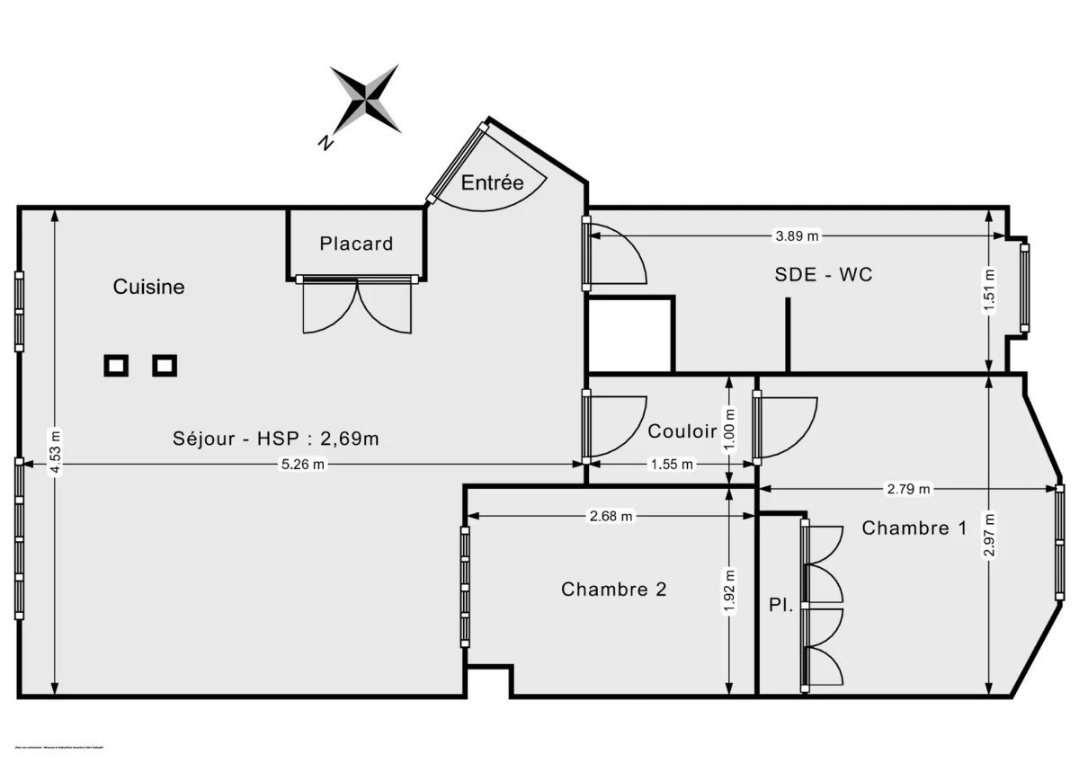 Appartement de 43.0 m² à Courbevoie