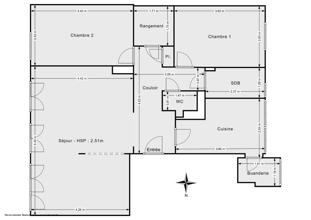 Appartement de 72.0 m² à Vénissieux
