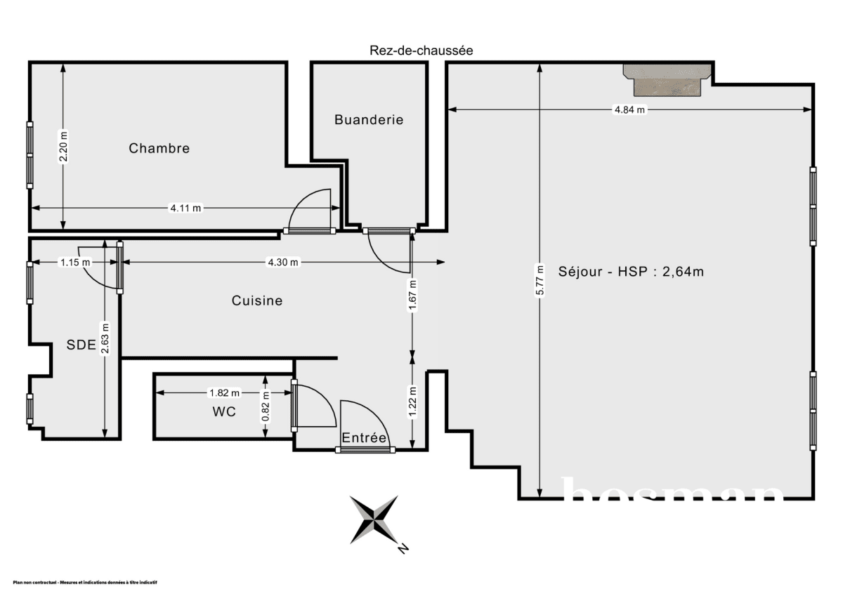 Appartement de 50.0 m² à Paris