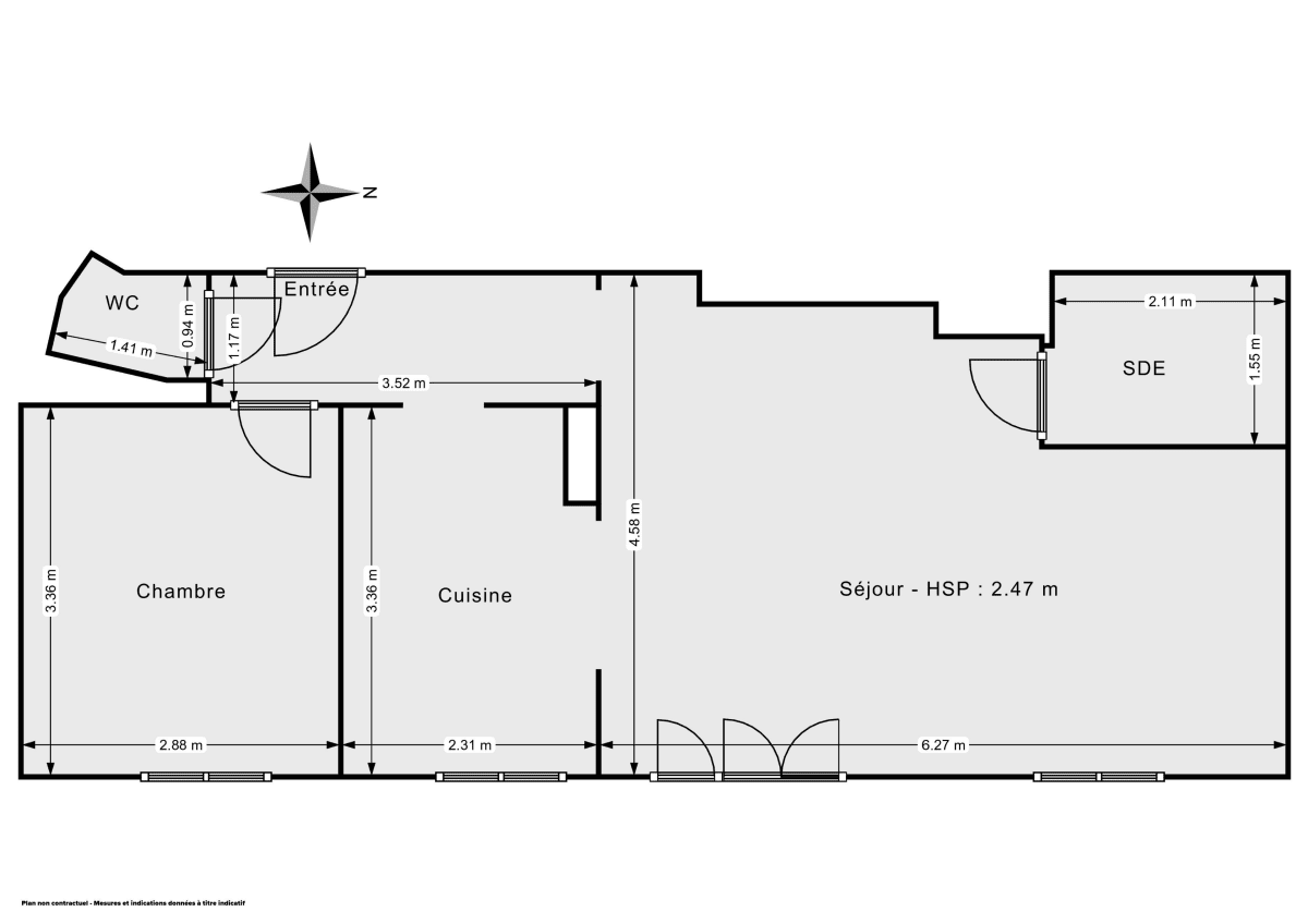 Appartement de 48.88 m² à Le Kremlin-Bicêtre